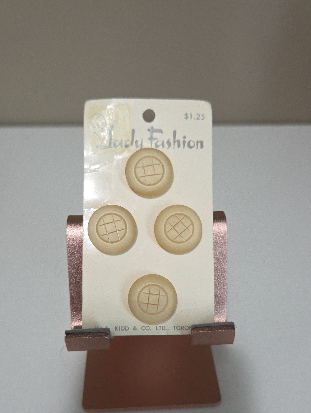 Vintage Cream Buttons